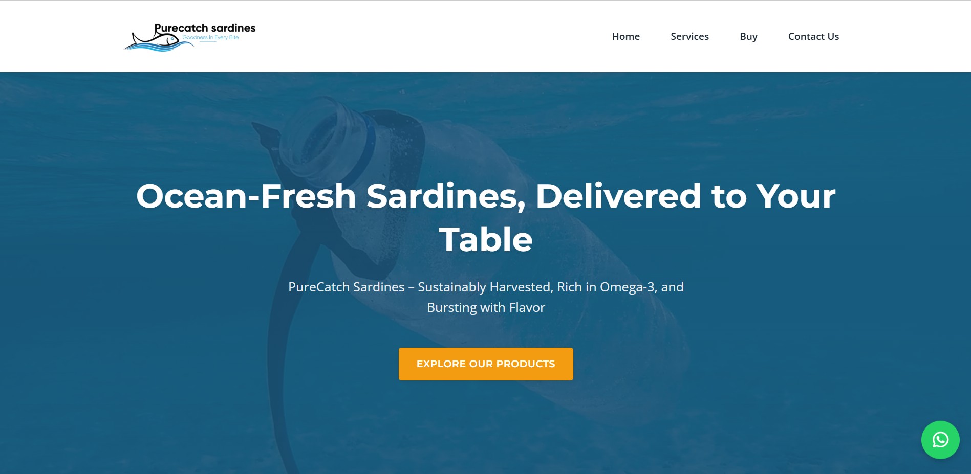 Pure Catch Sardines Website